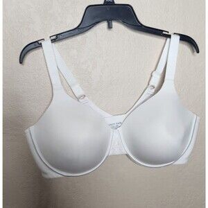 Vanity Fair Bra 44D Full Coverage 76380 Beauty Back Smoothing Bra White